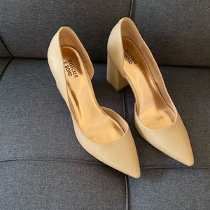 Blecker and Bond Nude Block Heels